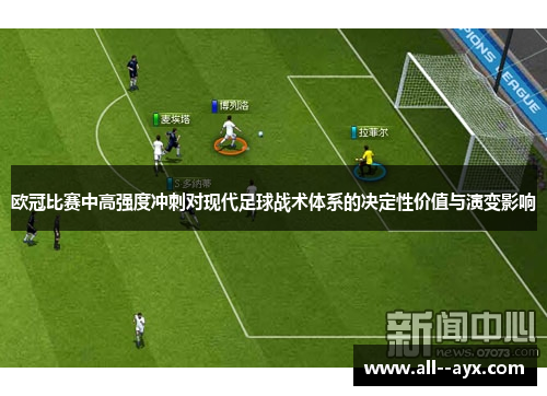 欧冠比赛中高强度冲刺对现代足球战术体系的决定性价值与演变影响